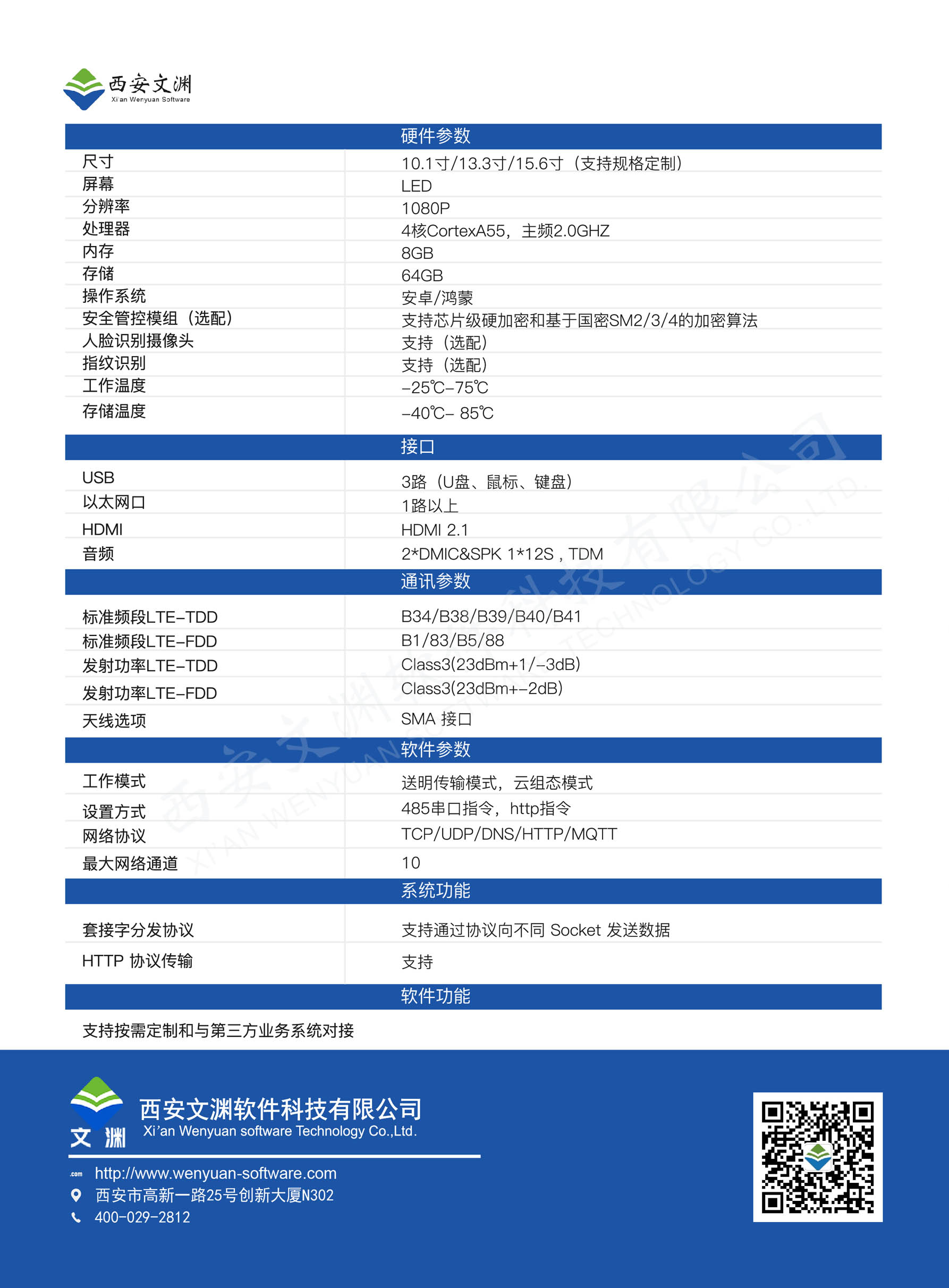 电子门牌参数